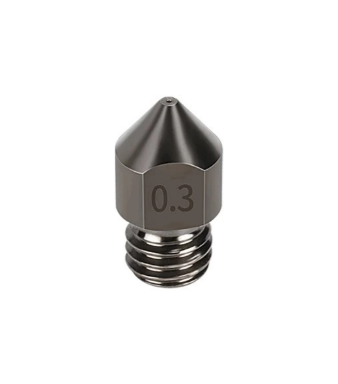 0.3mm Sertleştirilmiş Çelik MK8 Nozzle - Ender 3/CR10 Uyumlu