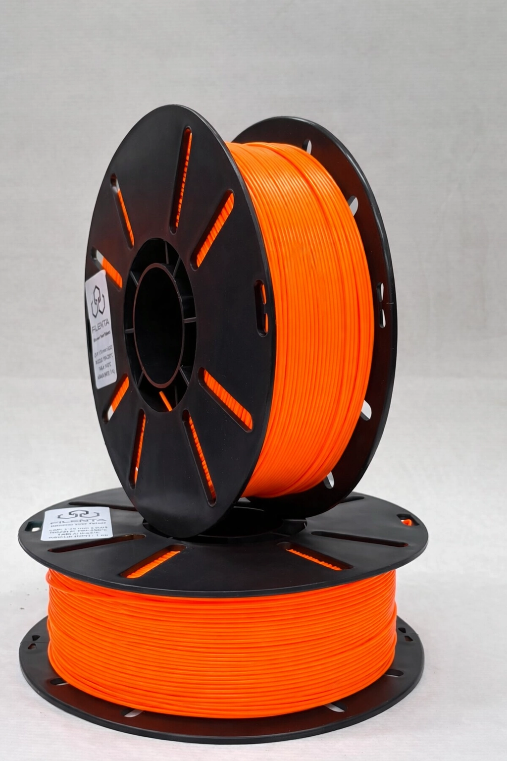 Filenta Neon Turuncu Pla Premium Filament 1.75mm 1Kg