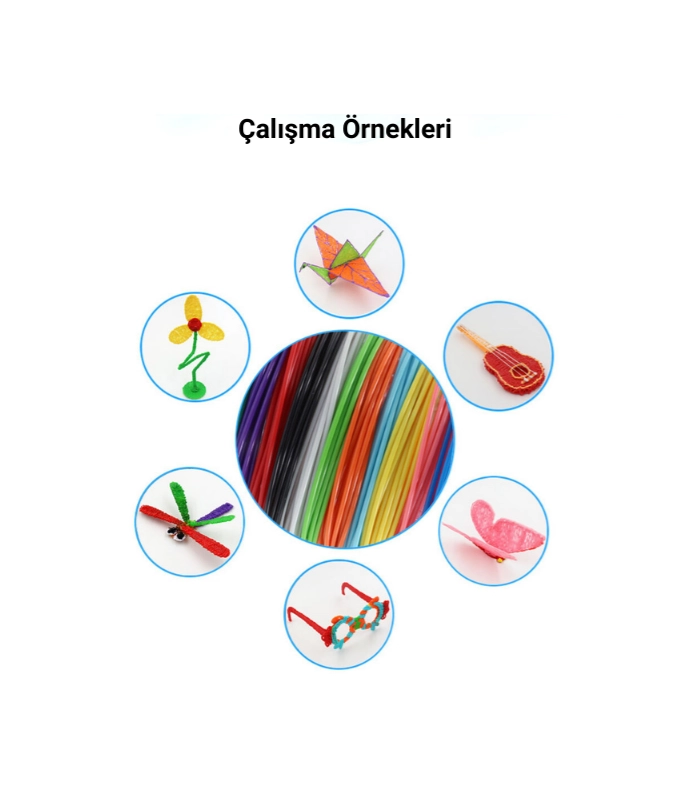 3D Kalem Yazıcı - Mavi - Filament Hediyeli