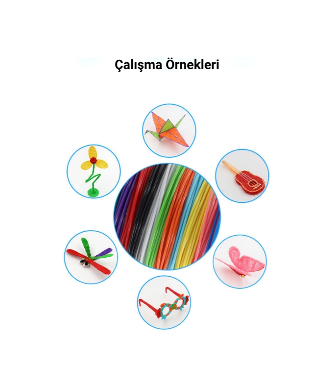 3D Kalem Yazıcı - Pembe - Filament Hediyeli