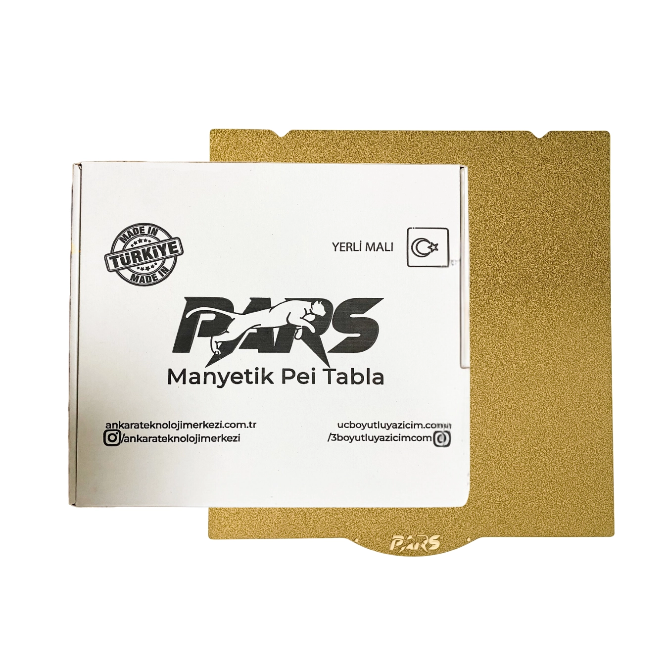 Creality Ender 3 V3 SE Pei Tabla - 235x235 mm (Magnetsiz)