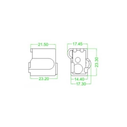 V6 Volcano Alüminyum Isıtıcı Blok Silikon Kılıf - Sidewinder X1/X2 Uyumlu - Mavi